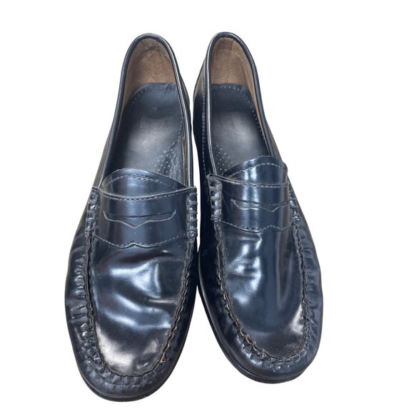 G.H. Bass Weejuns Whitney Womans Black Leathe Slip loafer Sz 8.5M SKU 9528 - Picture 8 of 16